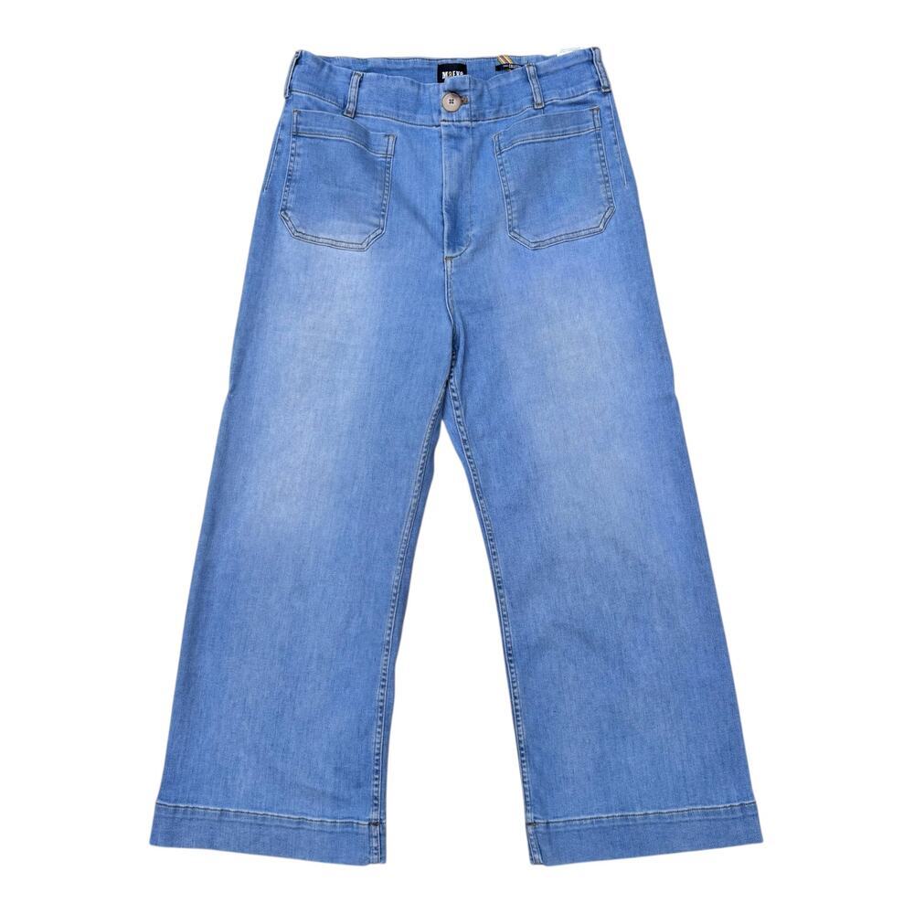 Maeve by Anthropologie The Colette Size 32 Light Wash Denim Cropped